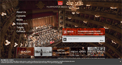 Desktop Screenshot of filarmonica.it